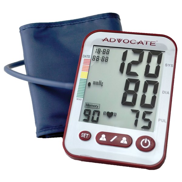 Advocate Upper Arm Blood Pressure Monitor, Large Cuff 406 L